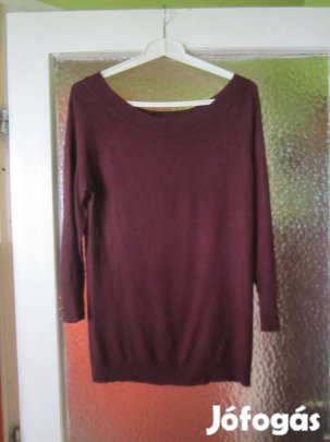 40-es lila kötött pulóver