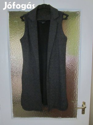 40-es sötétszürke hosszú mellény