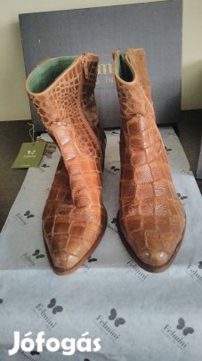 40-es valódi bőr bokacsizma