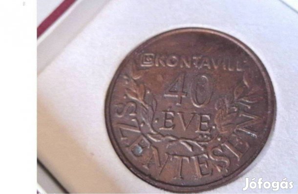 40 éves Szentesen Kontavill plakett