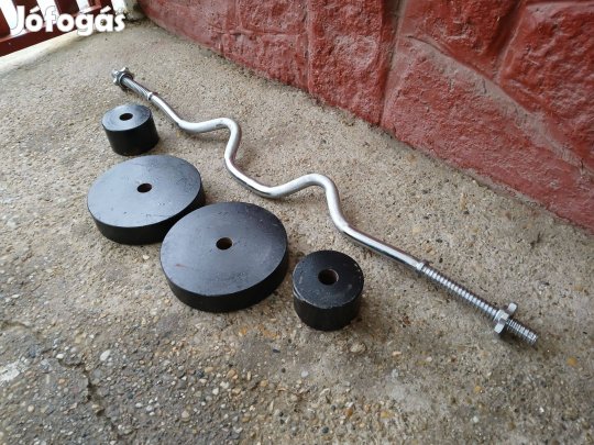 40 kg francia rudas súlyzó készlet szett vas Zalaegerszeg súly súlyok