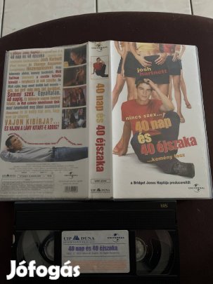 40 nap és 40 éjszaka vigjáték vhs 