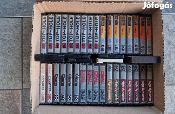 40db vegyes normál magnó kazetta csomag