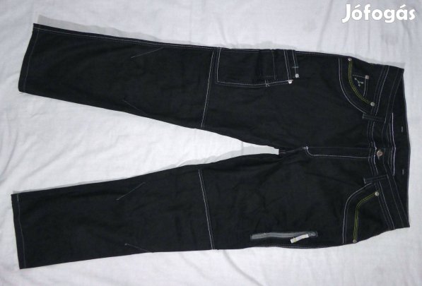 40ezres M méretű svéd Fristads 10 zsebes munkás szerelő farmer nadrág