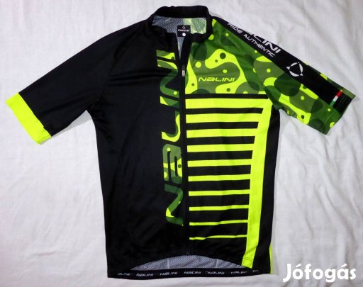 40ezres férfi L méretű olasz Nalini biciklis kerékpáros mez felső