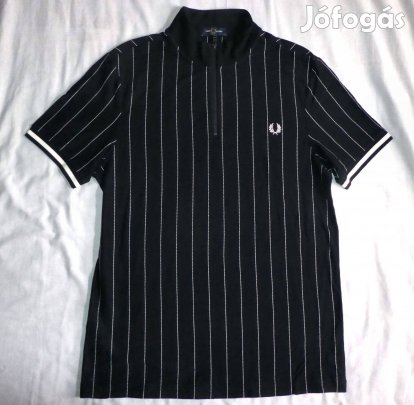 40ezres férfi XL méretű új Fred Perry pamut galléros póló