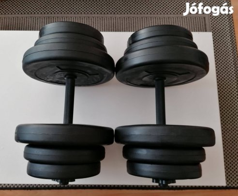 40kg súlyzó szett, vadonatúj, bontatlan!