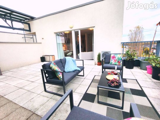 40m2 Privát Terasz! Igényes Modern Lakás kiadó