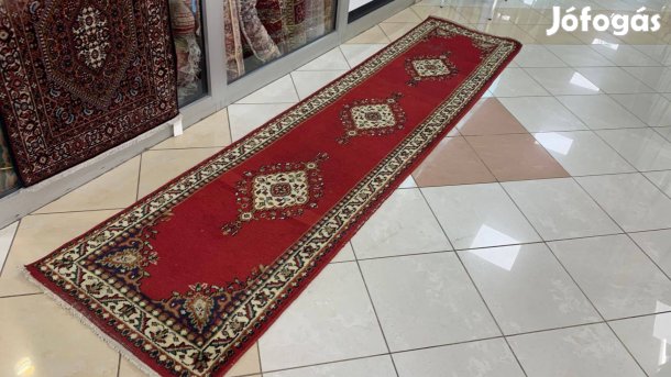 4100 Indiai kézi gyapjú perzsa futó szőnyeg 80X340CM