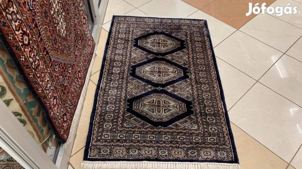 4113 Olcsó Pakisztáni Moud selyemkontúros kézi perzsa szőnyeg 81X127CM