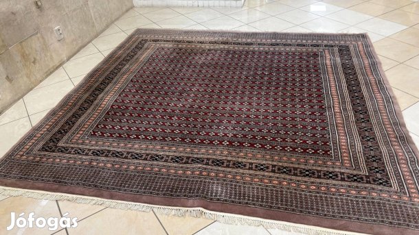 4137 Akció Pakisztáni Bokhara kézi gyapjú perzsa Szőnyeg 250X240CM