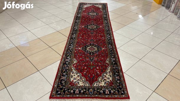 4178 Akció Hindu Kashan Kézi gyapjú perzsa futó szőnyeg 85X340CM
