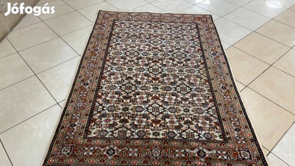 4190 Akció Hindu Bidjar Kézi Gyapjú Perzsa Szőnyeg 132X190CM