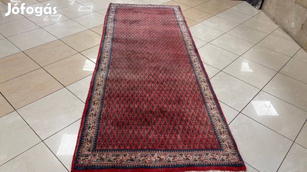 4191 Akció Iráni Boteh kézi csomó gyapjú perzsa szőnyeg 106X278CM