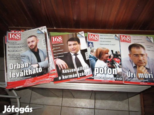 41 db 168 óra közéleti hetilap egyben (1998 és 2020 közötti)