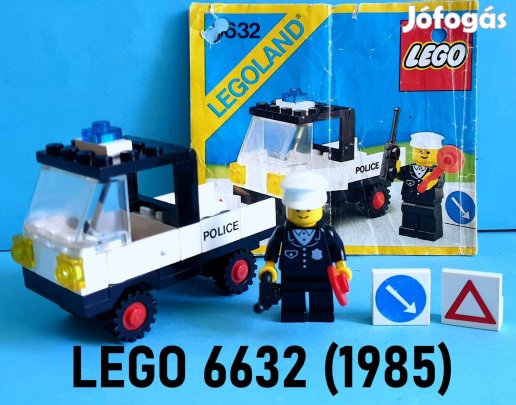 41 éves LEGO Legoland 6632 Tactical Patrol Truck (1985), útmutató