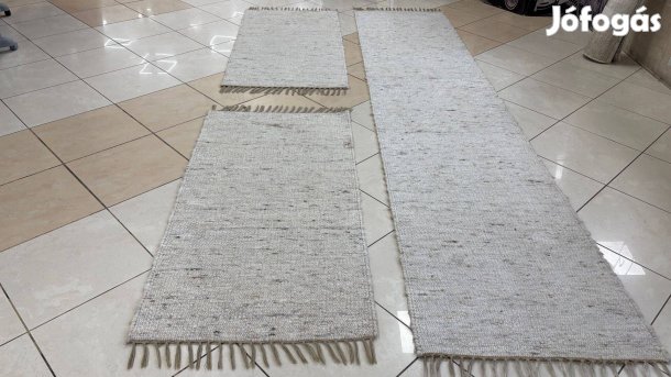 4243 3DB-OS Futó Gyapjú Szőnyeg Szett 70X320+2X70X140CM