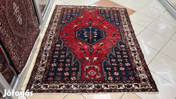 4244 Iráni Hamadan kézi gyapjú perzsa szőnyeg 140X190CM