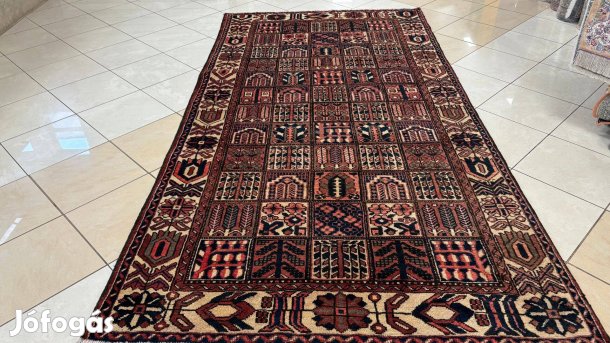 4265 Iráni Bakhtiari kézi csomó gyapjú perzsa szőnyeg 162X310CM