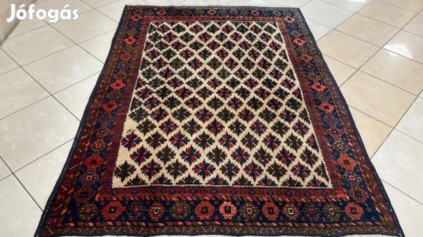 4290 Meseszép Iráni Baluch yamud kézi gyapjú perzsa szőnyeg 150X210CM
