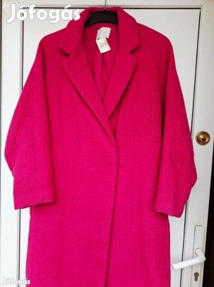 42-44-es H&M gyönyörű női pink,tavaszi szövet kabát