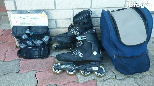 42,5 K2 görkorcsolya + védőfelszerelés + táska együtt 40.000 Ft