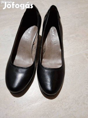 42,5-es Jana elegáns női bőr cipő