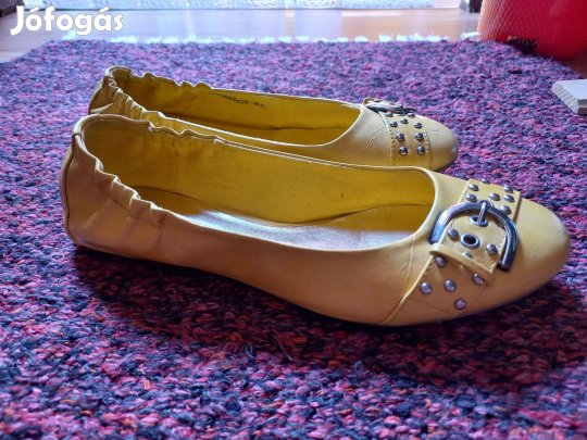 42-es Graceland Nöi sárga balerina cipő