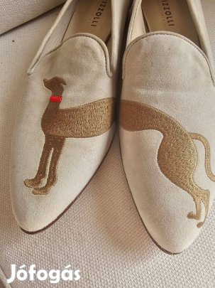 42-es Rizzoli márkájú női bőrcipő, új állapotban eladó