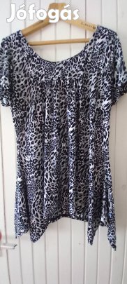 42-es flitteres fekete-fehér tunika eladó