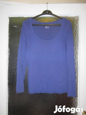 42-es királykék pamut felső