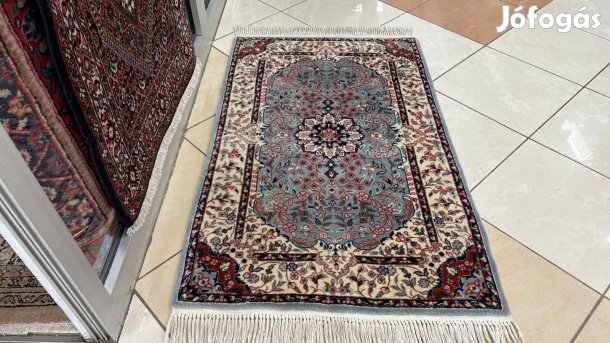 4336 Meseszép Hindu Isfahan kézi gyapjú perzsa szőnyeg 80X130CM