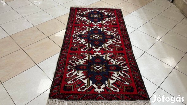 4355 Iráni Hamadan kézi gyapjú perzsa szőnyeg 100X205CM