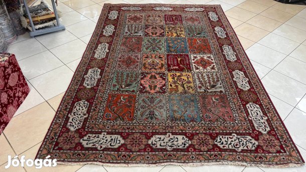 4359 Óriási Leárazás Iráni Bakhtiari kézi gyapjú perzsa szőnyeg