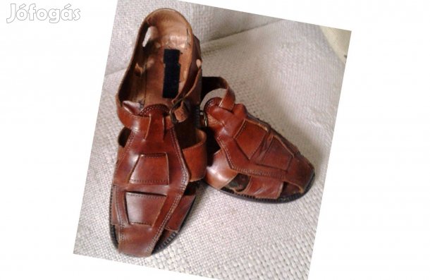 43-as barna Férfi bőr cipő eladók