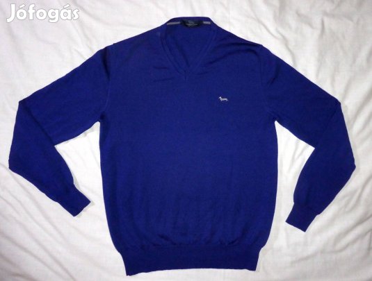 44ezres Harmont and Blaine férfi M méretű 100% gyapjú elegáns pulóver