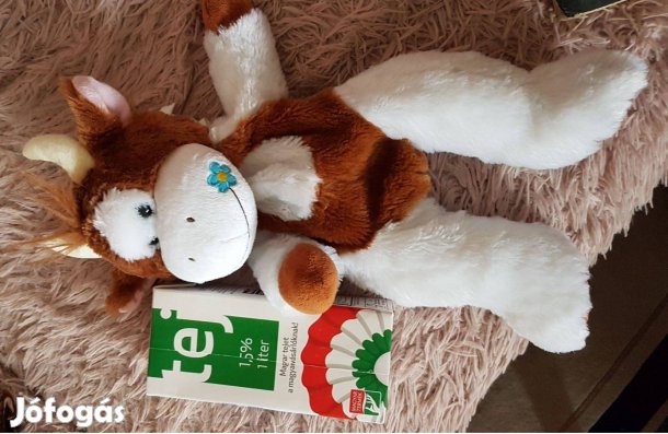 45 cm-es plüss tehén boci játék