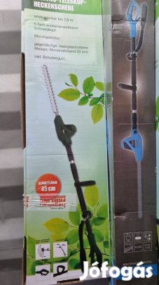 45cm vágóhosszal magassági ágvágó, teleszkópos sövény nyíró