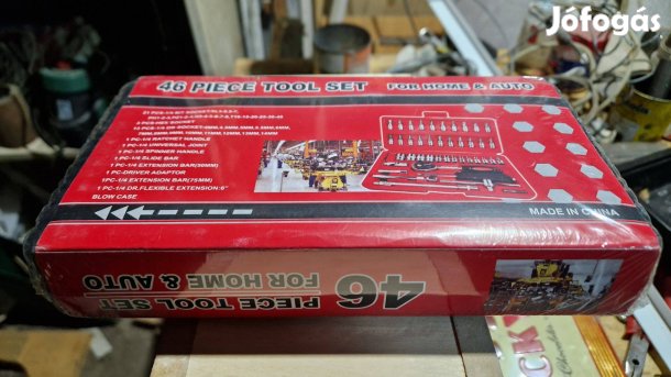 46 db-os szerszámkészlet