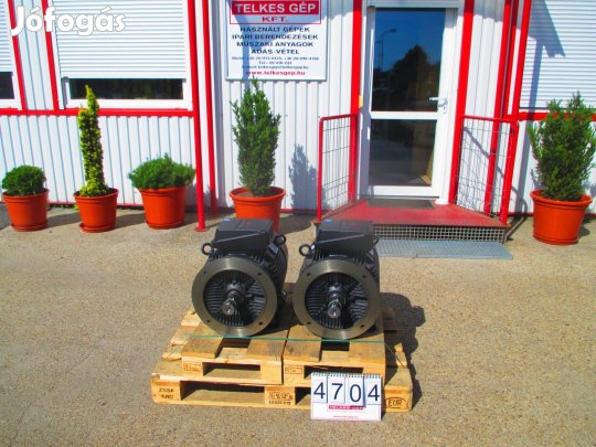 4704 - Új Villanymotor talpas, peremes 18,5 kW 1 dd