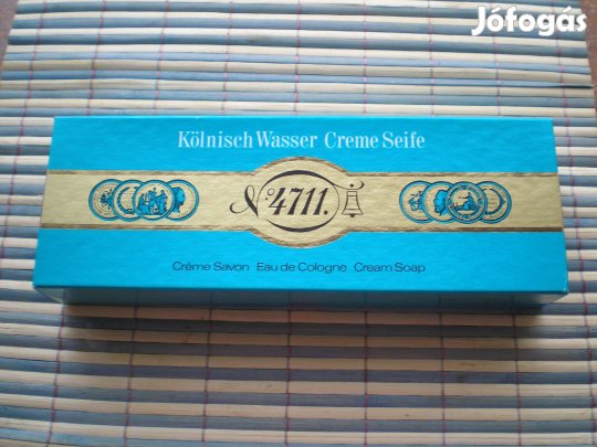4711 régi 3 db-os szappan becsomagolva eredeti dobozában