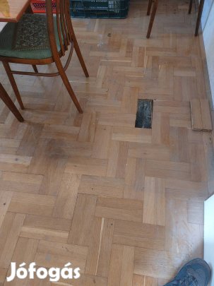 47 m2 régi fa parketta - saját felszedéssel