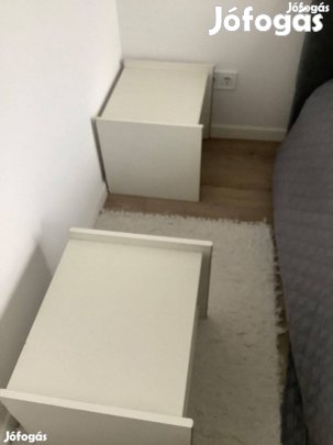 47 x37 fehér éjjeliszekrény