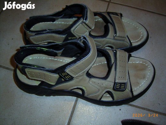 48-as szandál eladó, bőr talpbéléses