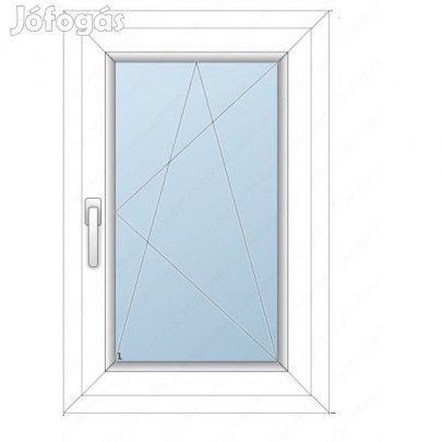 48x68 Műanyag ablak / Bukónyíló/  2 rétegű üvegezés
