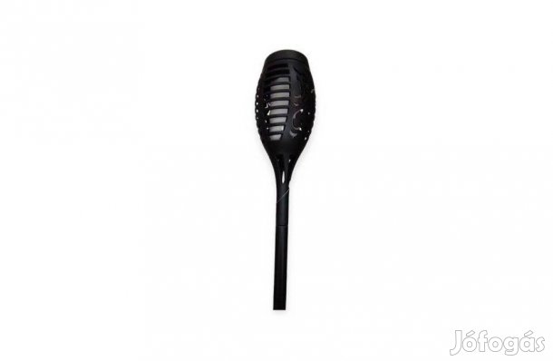 49 cm-es napelemes kerti lámpa láng hatású mintázat, kültéri világít