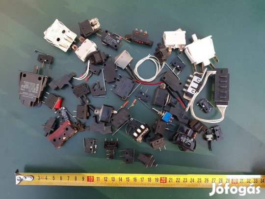 49 darab kapcsoló nyomókapcsoló hálózati kapcsoló