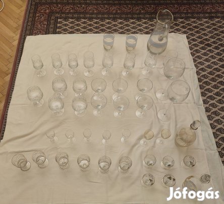 49 db üvegáru