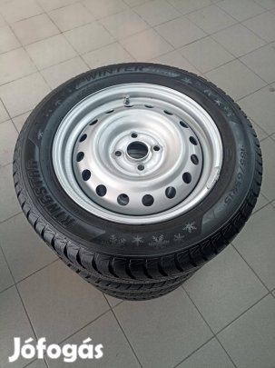 4X100 Citroen/Mitsubishi/Peugeot 5x15 ET35 acélfelni téli gumival ela