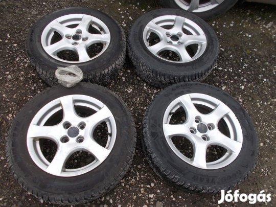 4X100 R15 Alufelni Gumival Tpms+Csavar